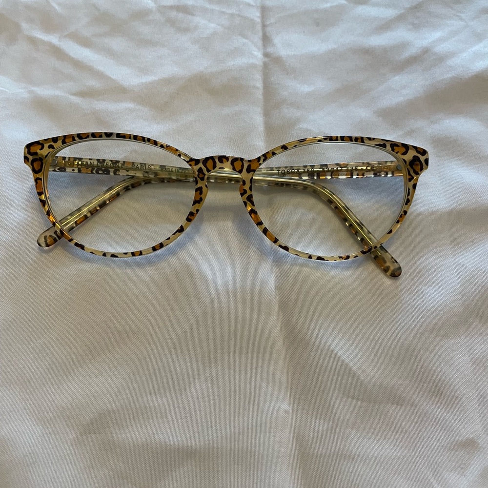 Leopard Pattern Cat Eye Glasses